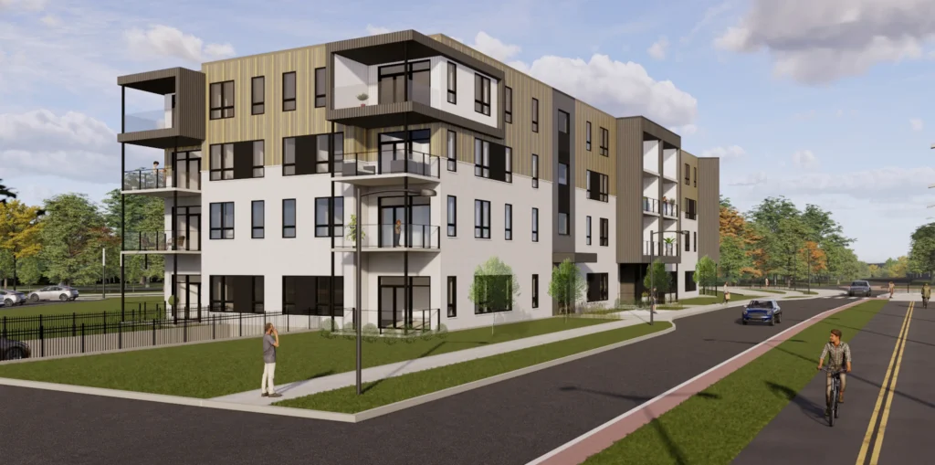 Façade immeuble projet Boréal