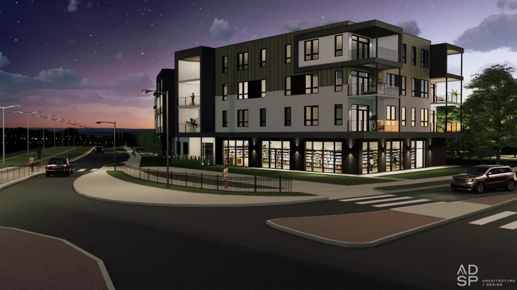 Façade du projet Boréal
